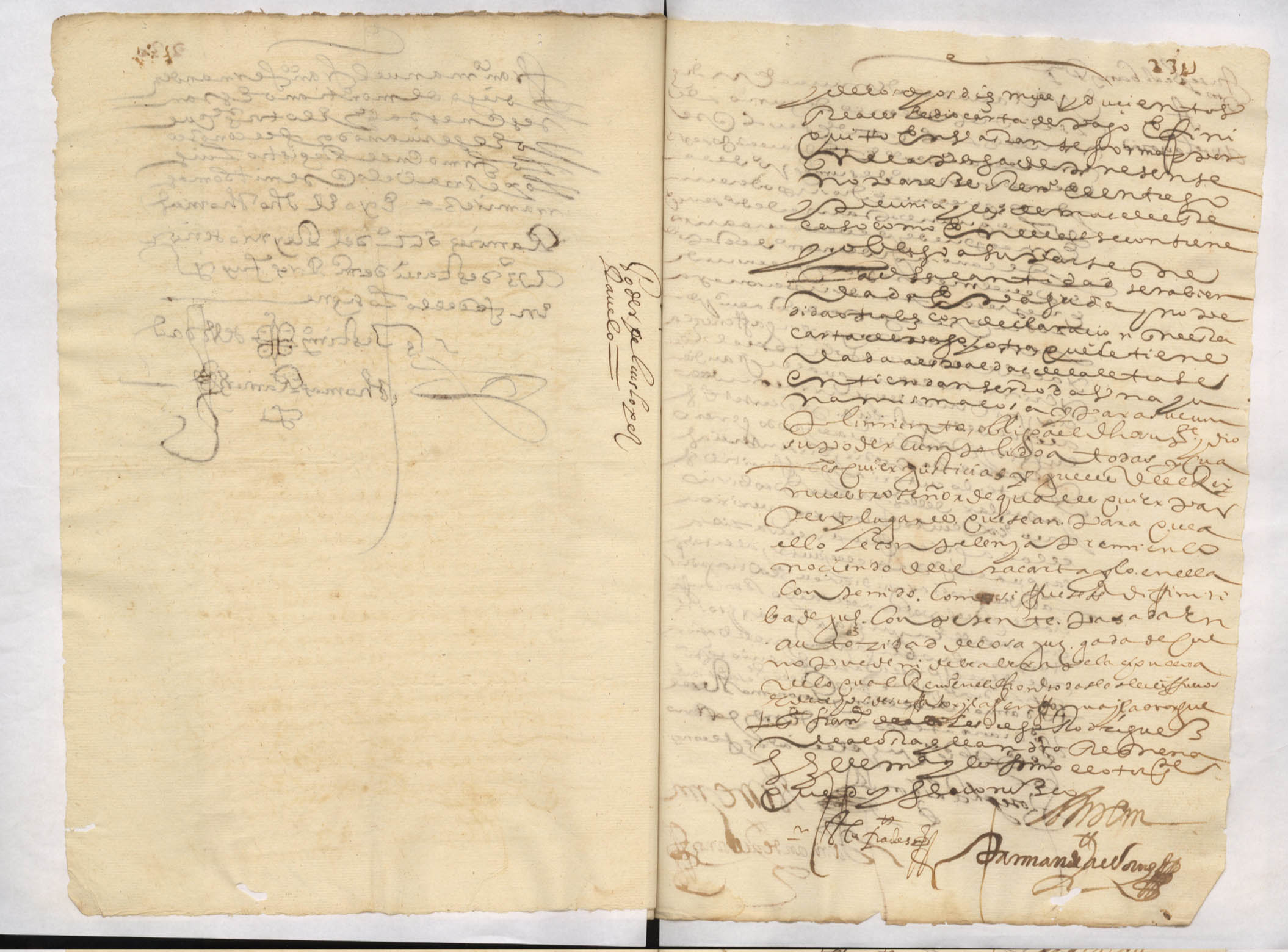 Registro de Damián de Albornoz, Murcia de 1636.